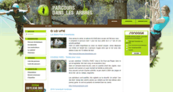 Desktop Screenshot of parcours-dans-les-arbres.com