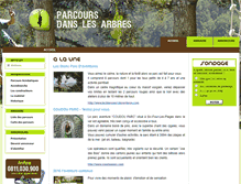 Tablet Screenshot of parcours-dans-les-arbres.com